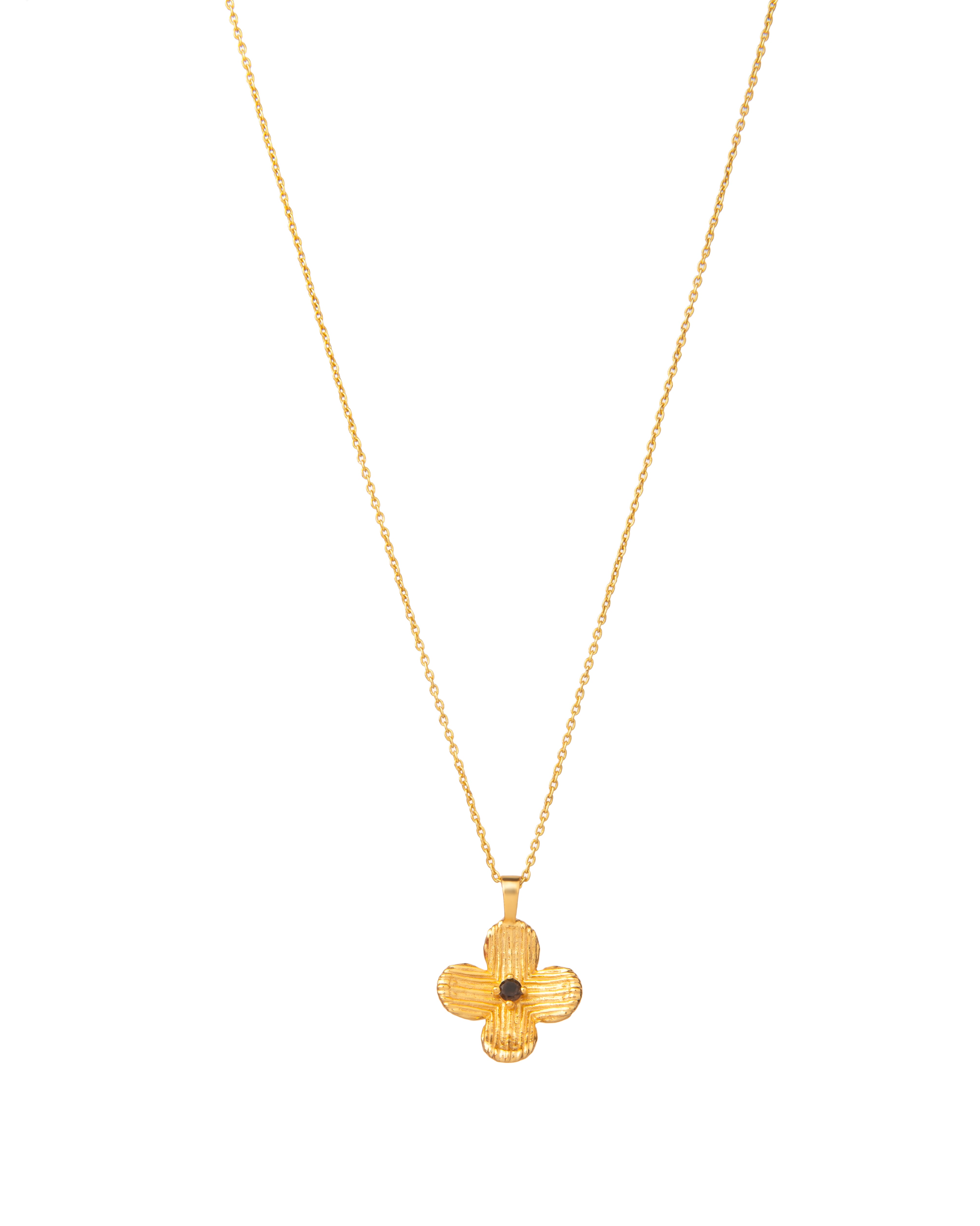 18k Gold Plated Flower Necklace